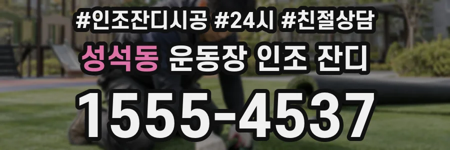 성석동 운동장 인조 잔디