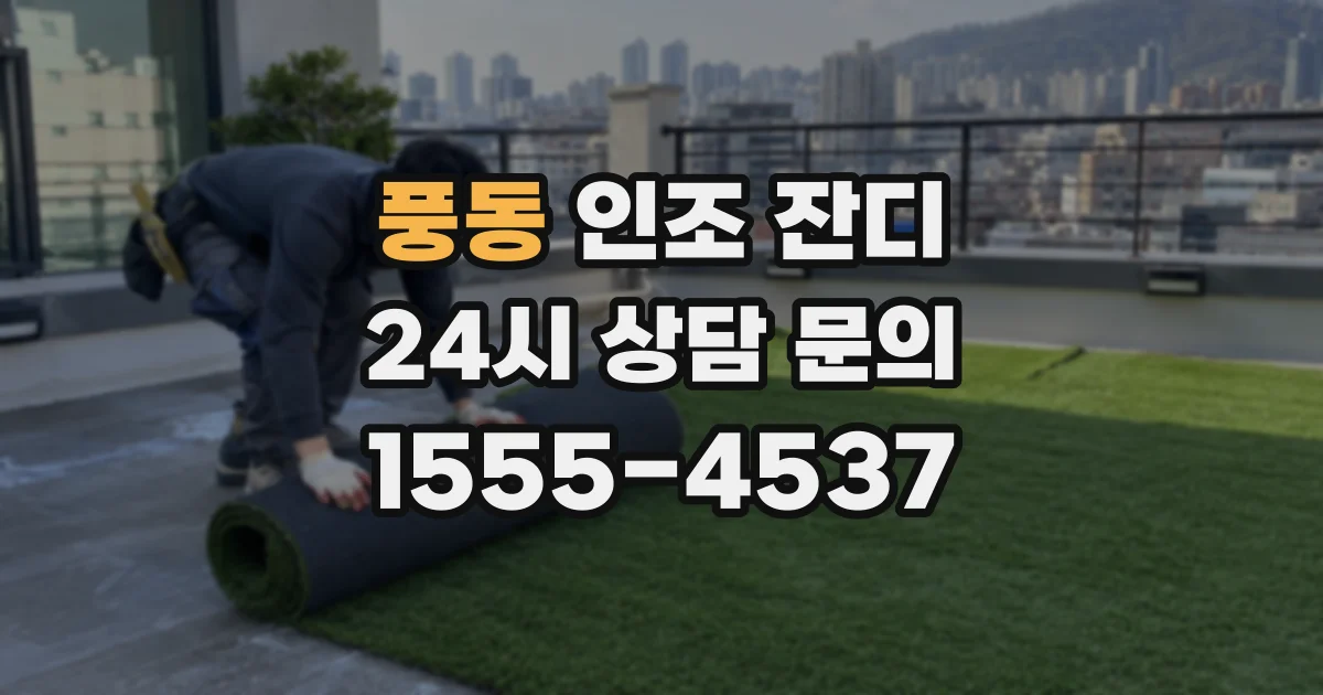 풍동 인조 잔디