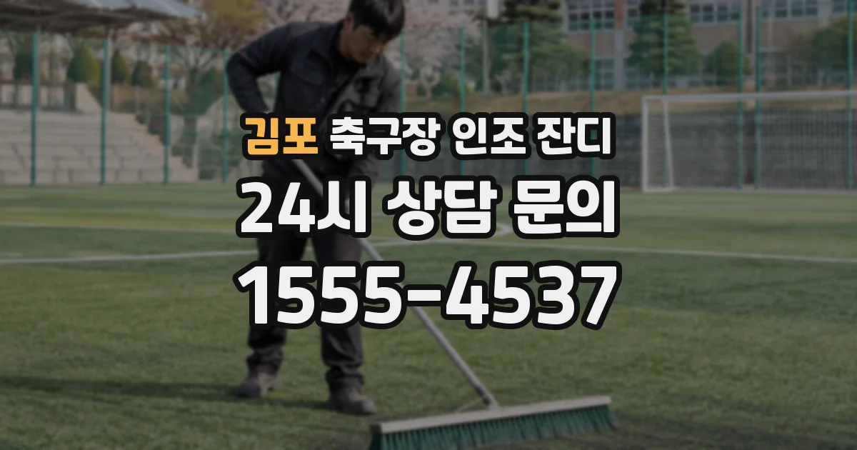 김포 축구장 인조 잔디