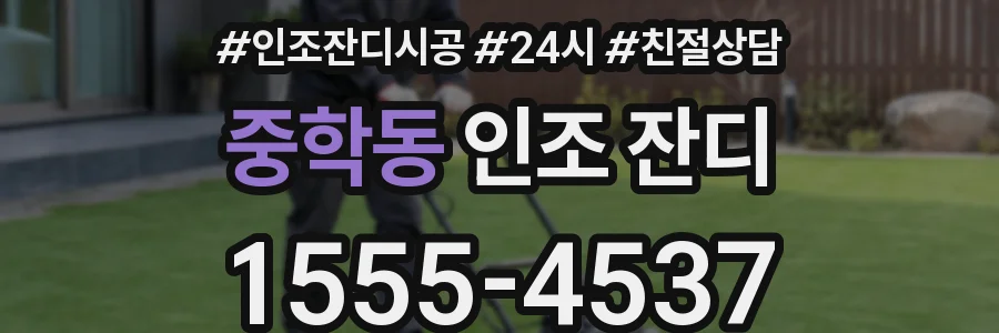 중학동 인조 잔디