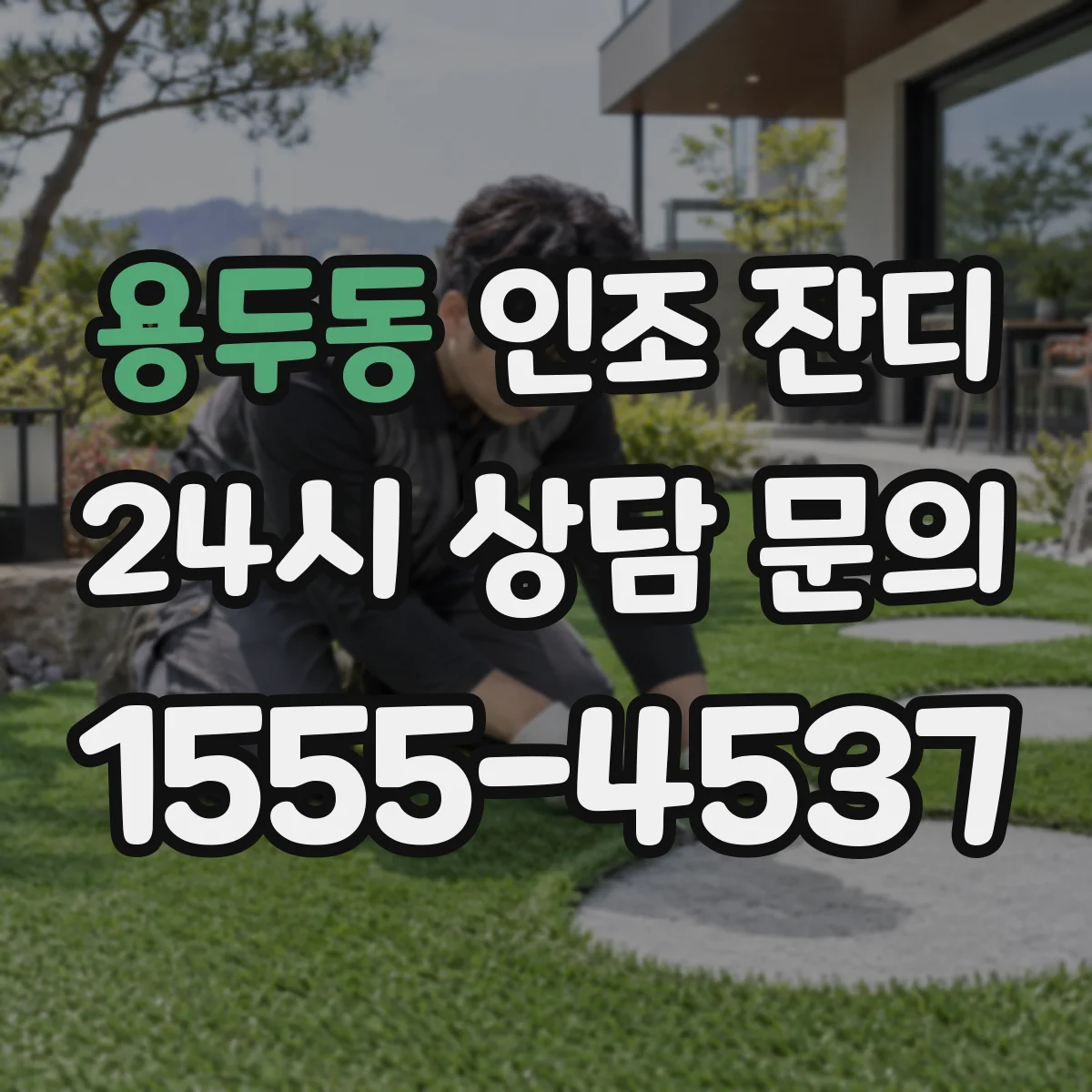 용두동 인조 잔디