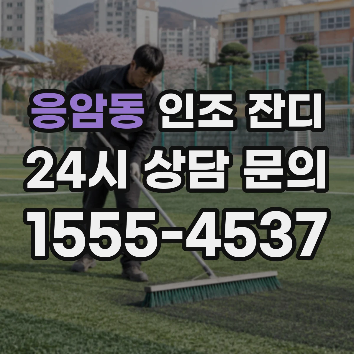 응암동 인조 잔디