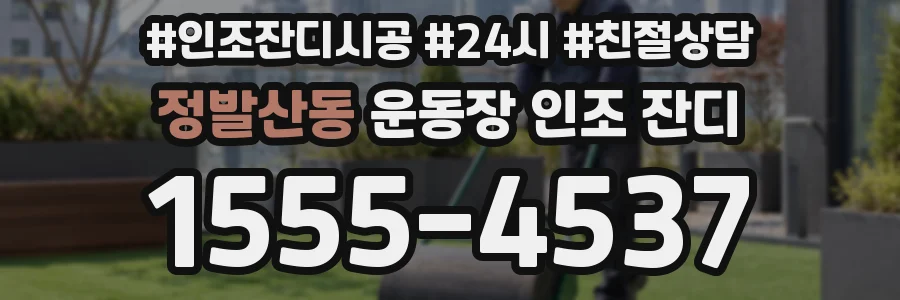정발산동 운동장 인조 잔디