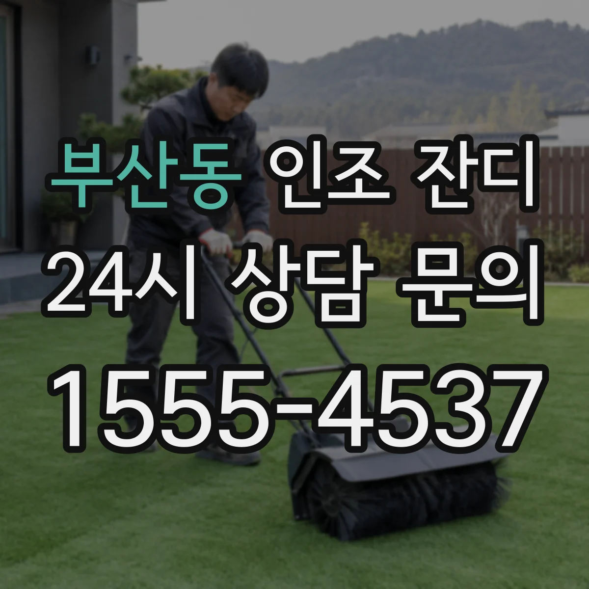 부산동 인조 잔디