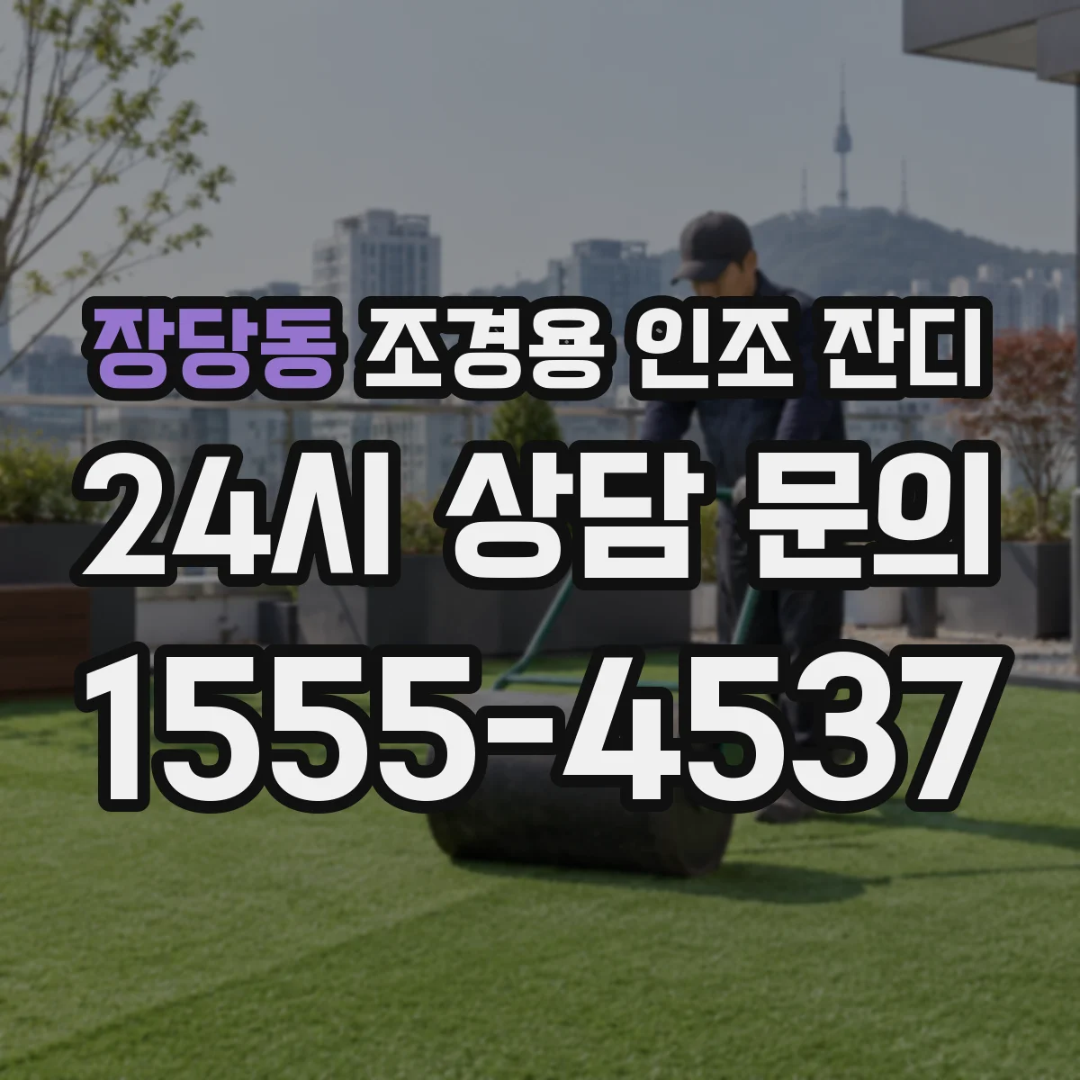 장당동 조경용 인조 잔디