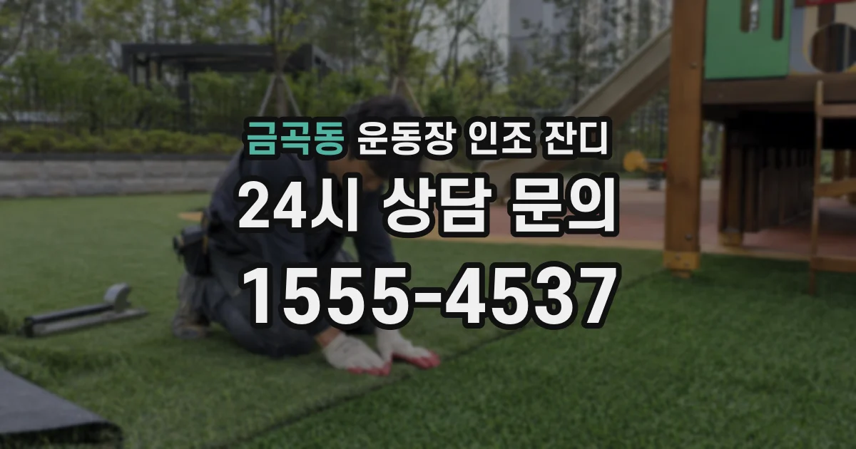 금곡동 운동장 인조 잔디