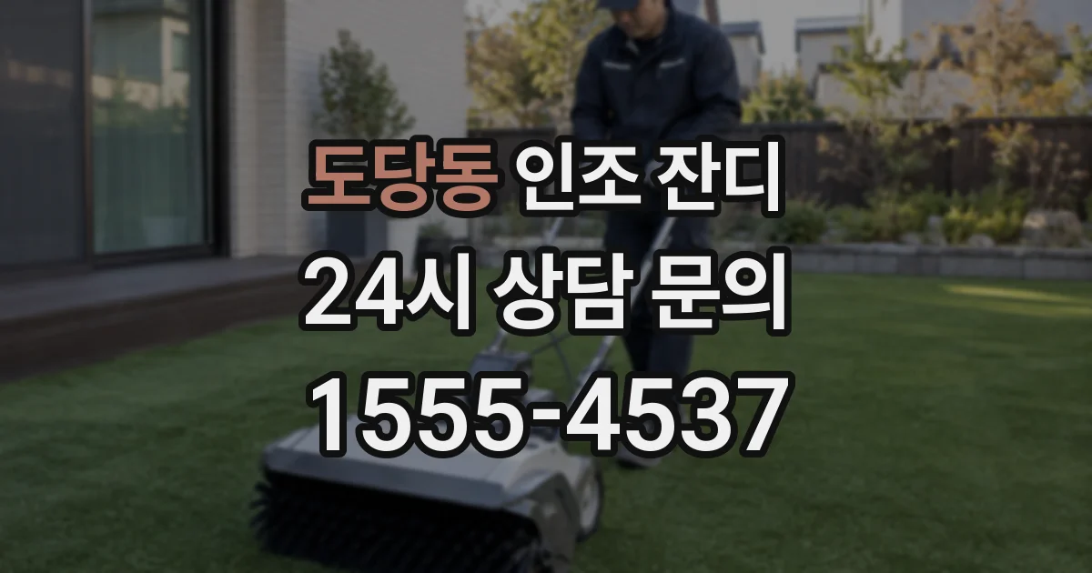 도당동 인조 잔디