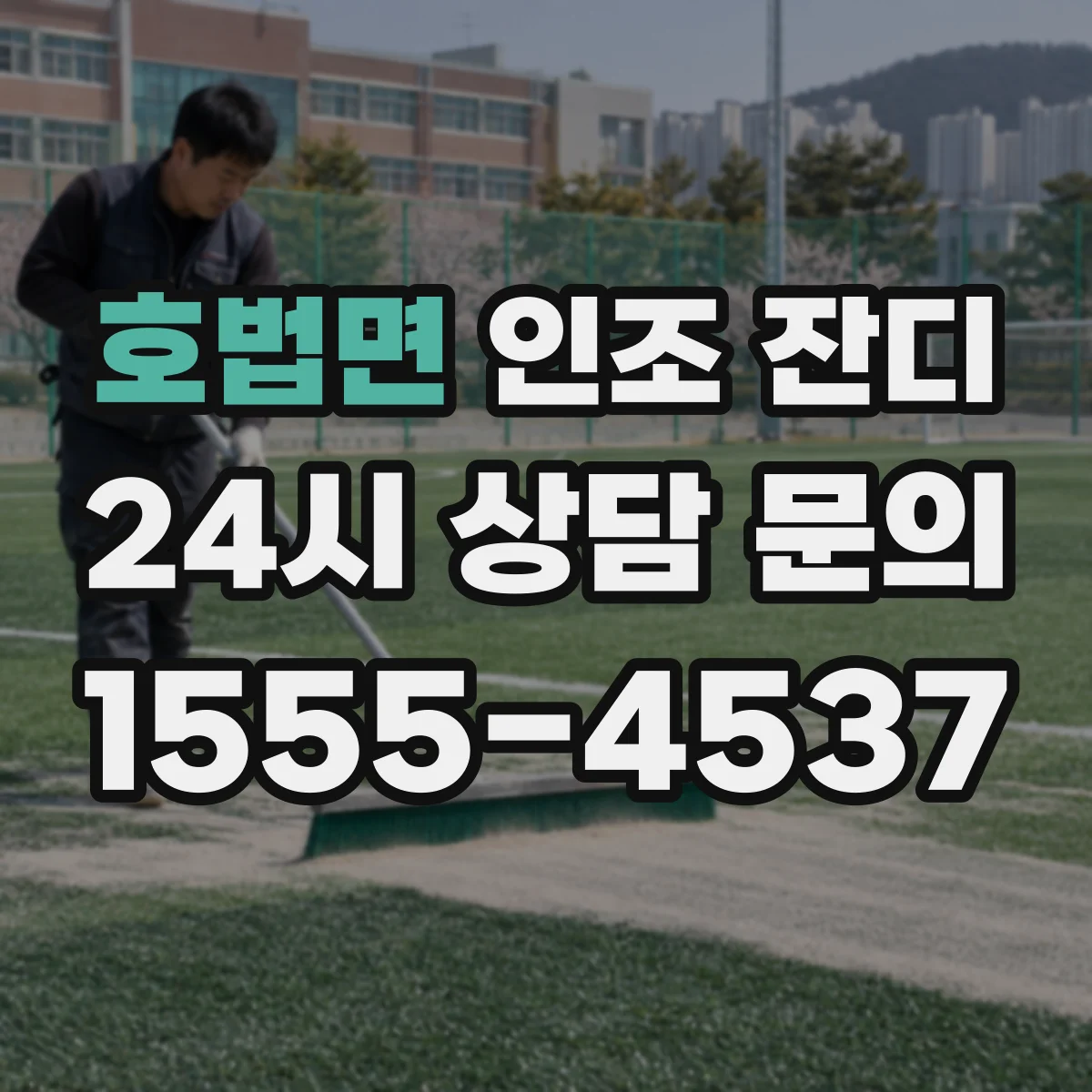 호법면 인조 잔디