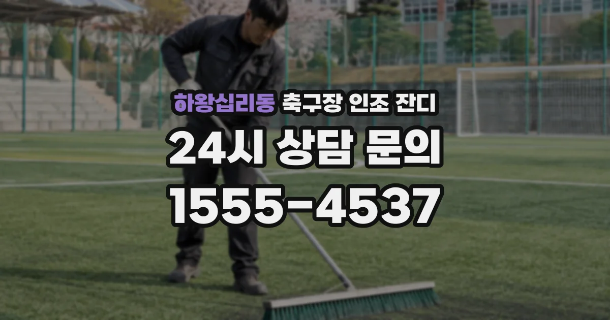 하왕십리동 축구장 인조 잔디