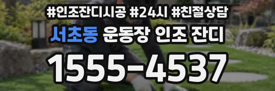 서초동 운동장 인조 잔디