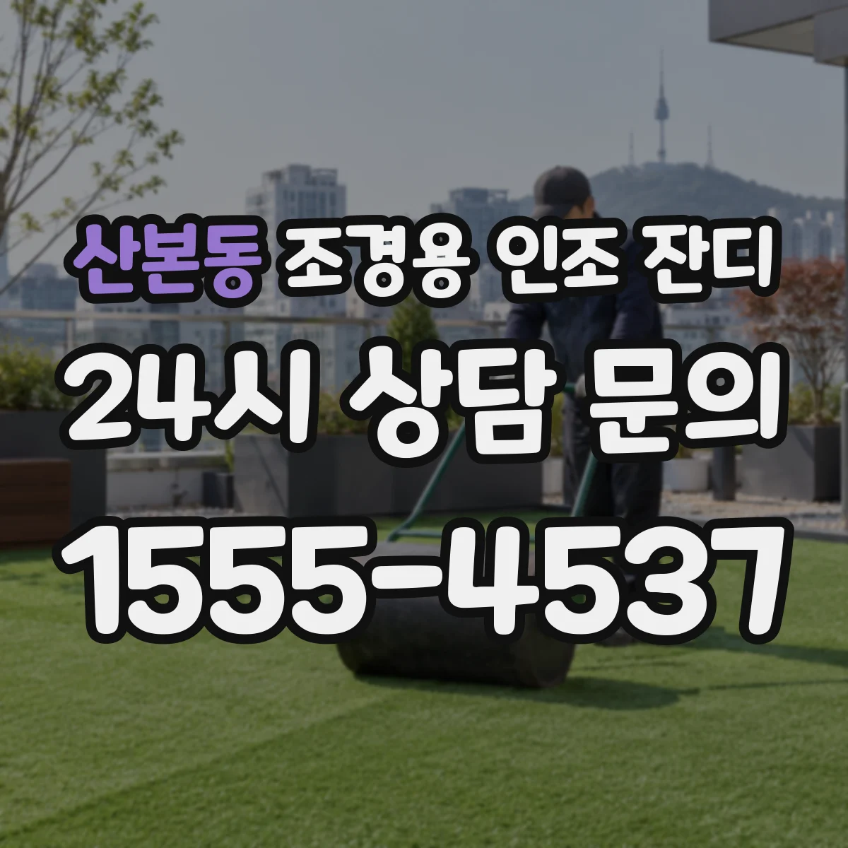 산본동 조경용 인조 잔디