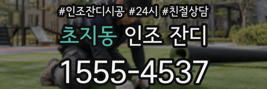 초지동 인조 잔디