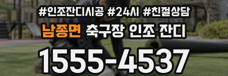남종면 축구장 인조 잔디