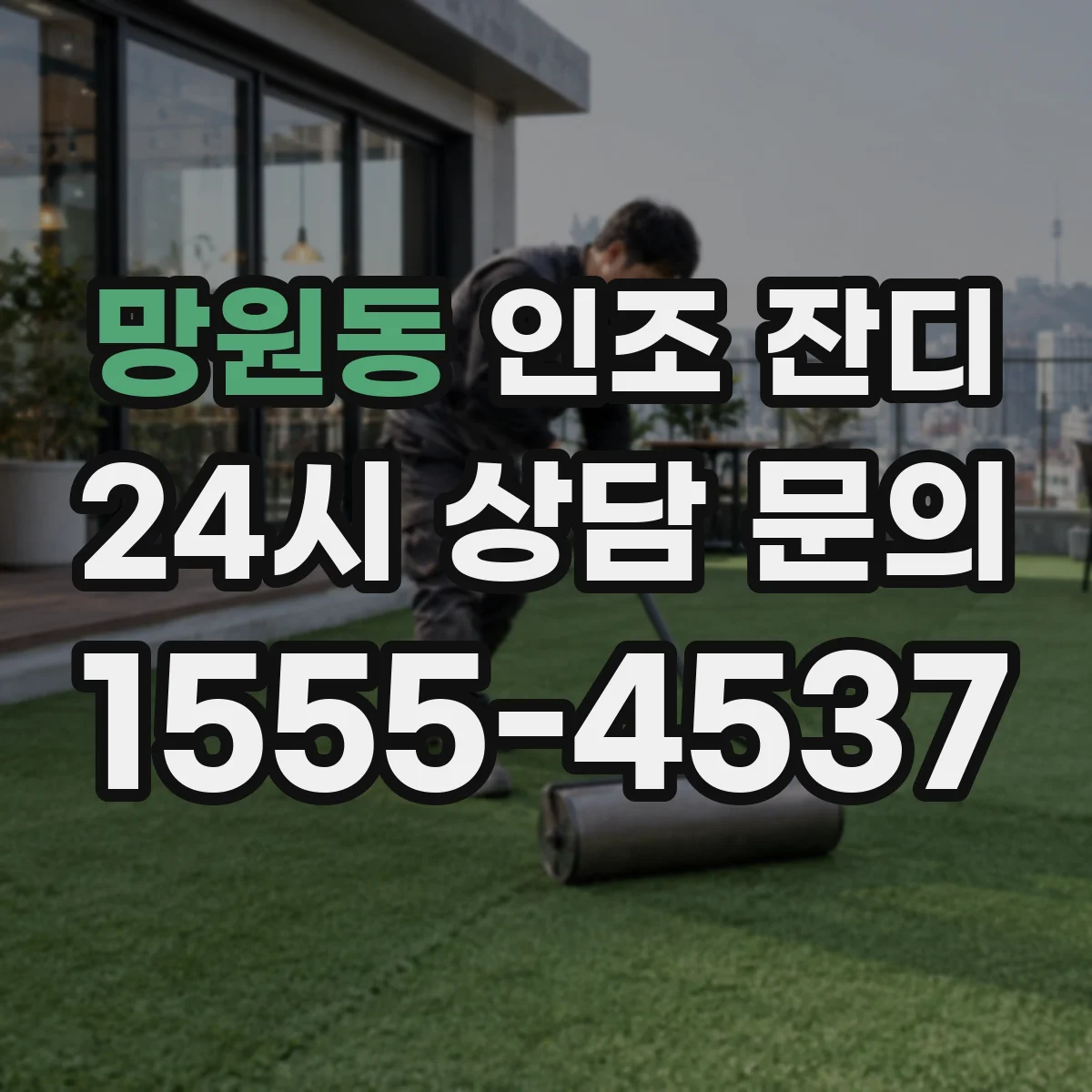 망원동 인조 잔디