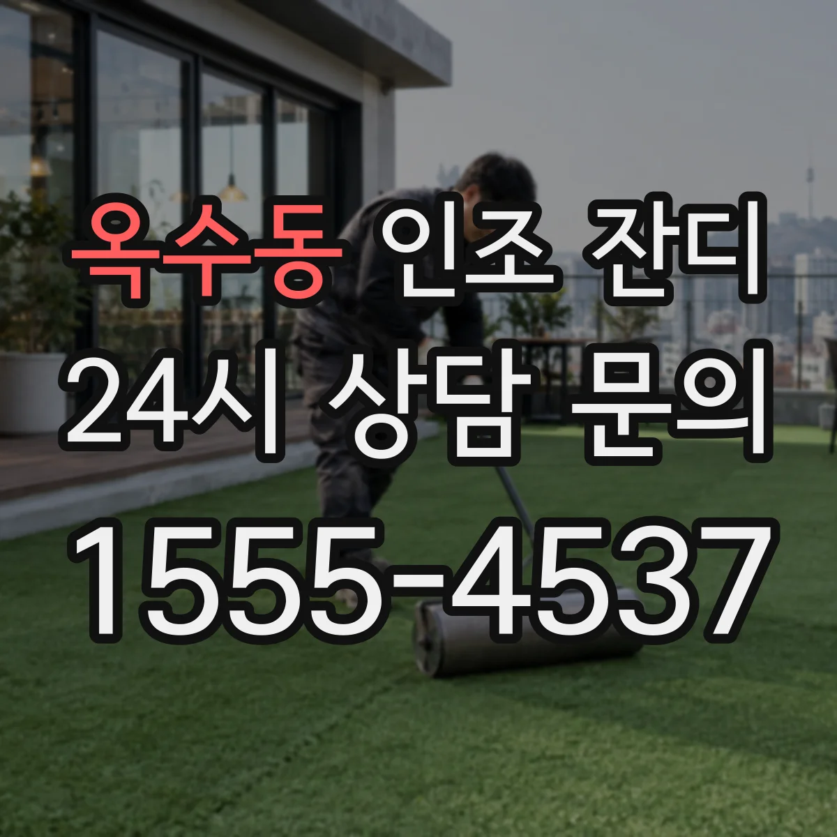 옥수동 인조 잔디