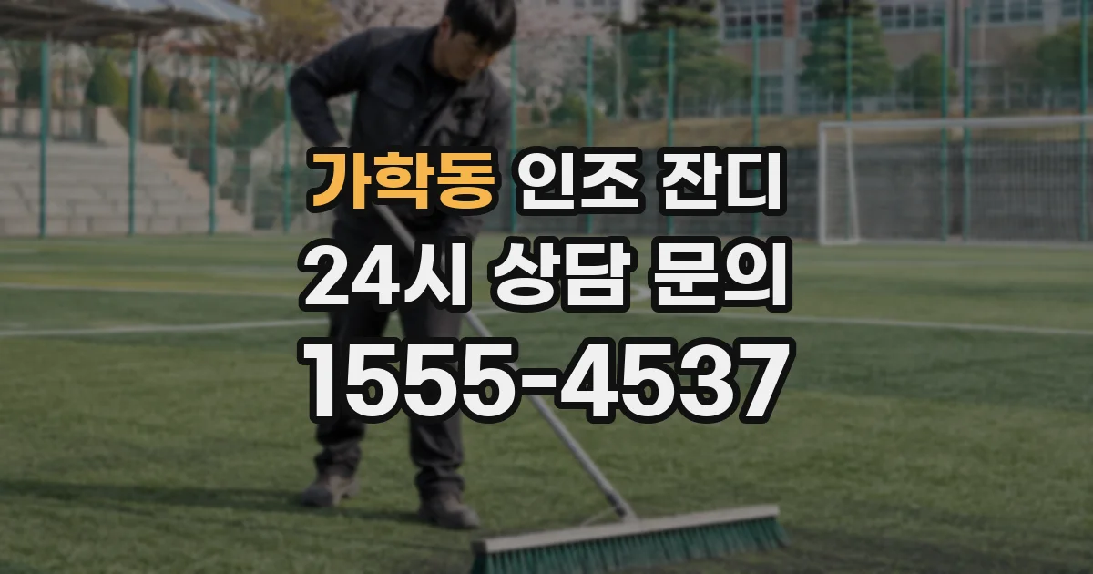 가학동 인조 잔디