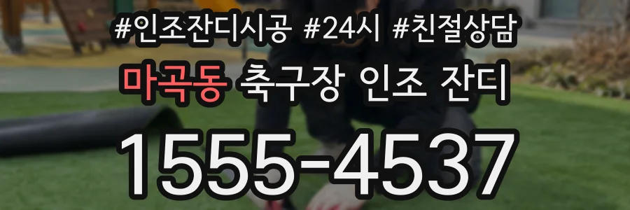 마곡동 축구장 인조 잔디