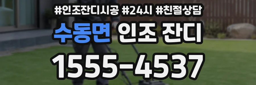 수동면 인조 잔디