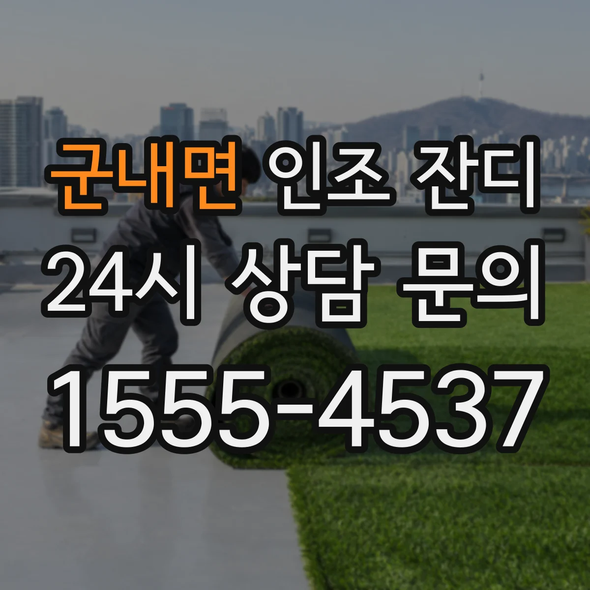 군내면 인조 잔디