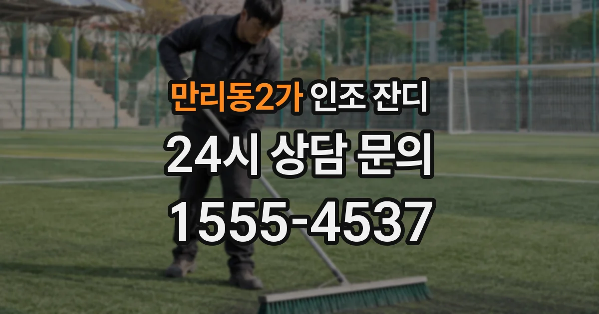 만리동2가 인조 잔디