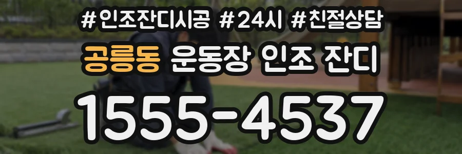 공릉동 운동장 인조 잔디