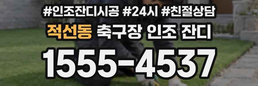 적선동 축구장 인조 잔디