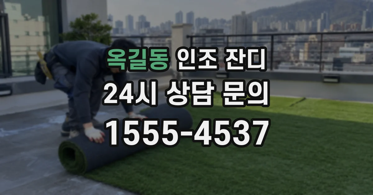 옥길동 인조 잔디
