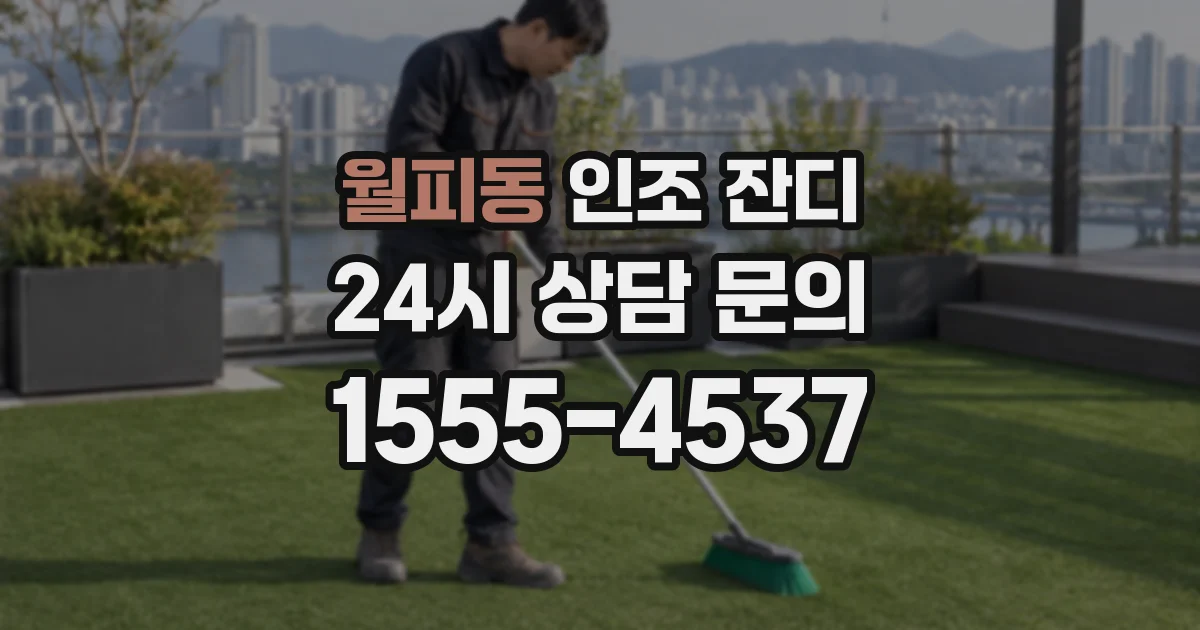 월피동 인조 잔디