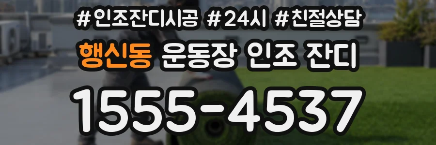 행신동 운동장 인조 잔디