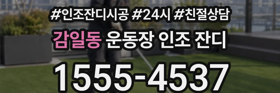 감일동 운동장 인조 잔디