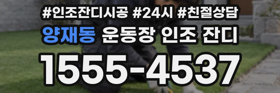 양재동 운동장 인조 잔디