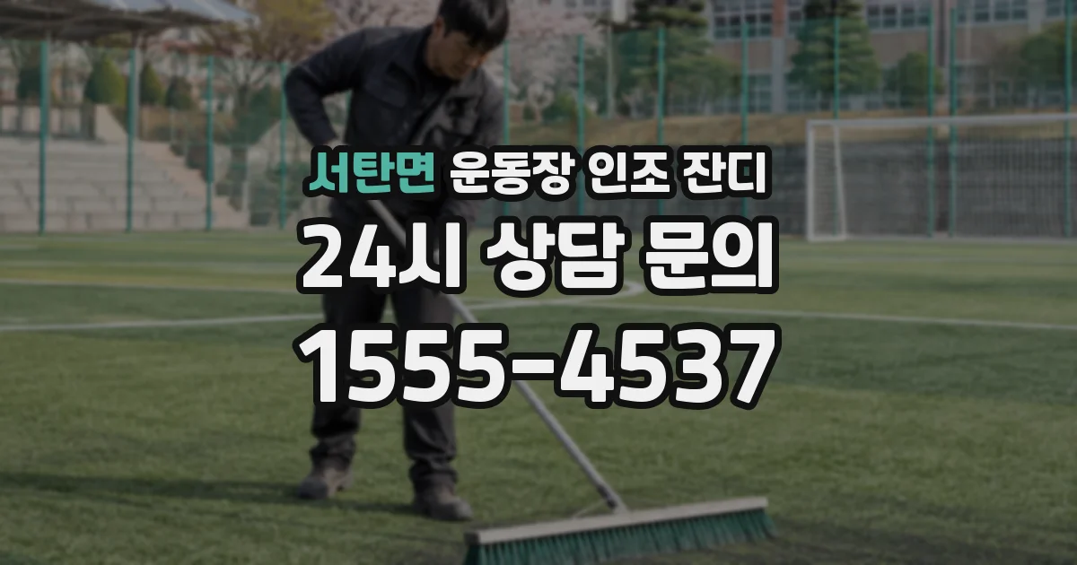 서탄면 운동장 인조 잔디
