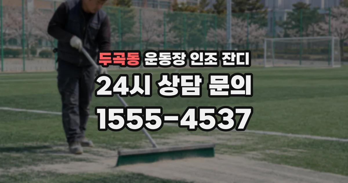 두곡동 운동장 인조 잔디