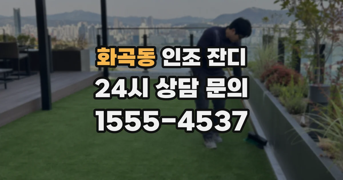 화곡동 인조 잔디