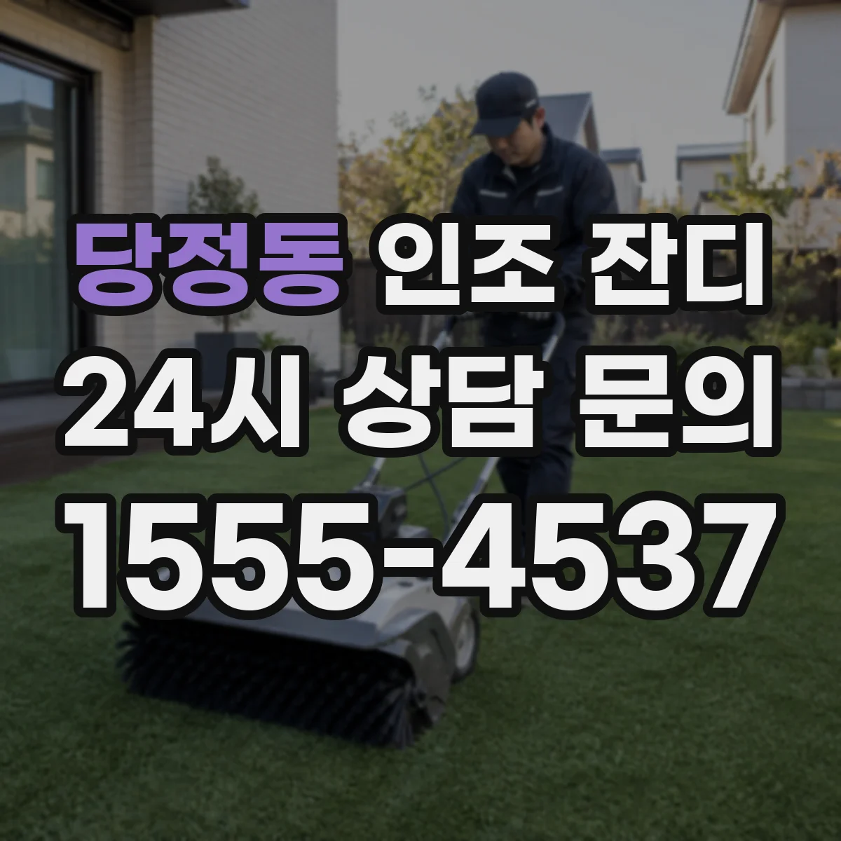 당정동 인조 잔디