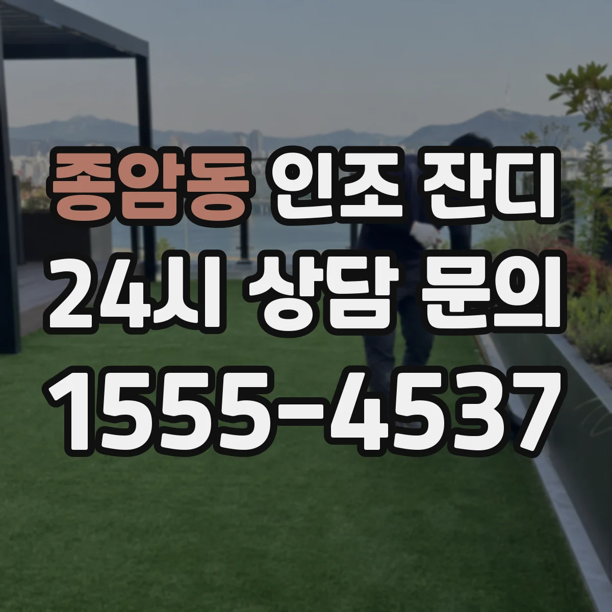 종암동 인조 잔디