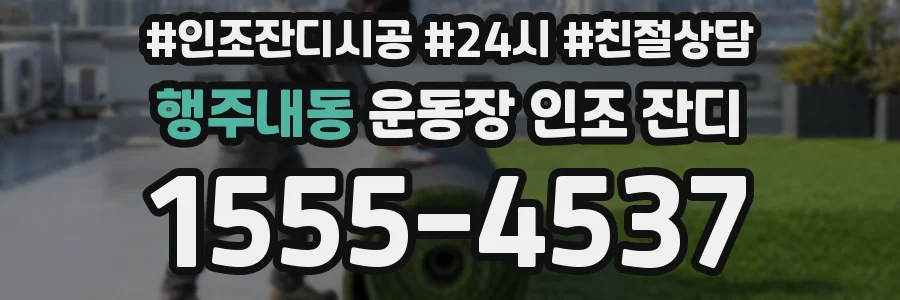 행주내동 운동장 인조 잔디