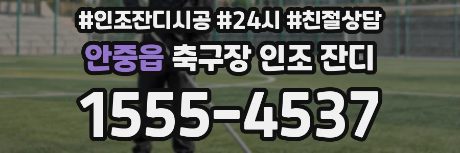 안중읍 축구장 인조 잔디