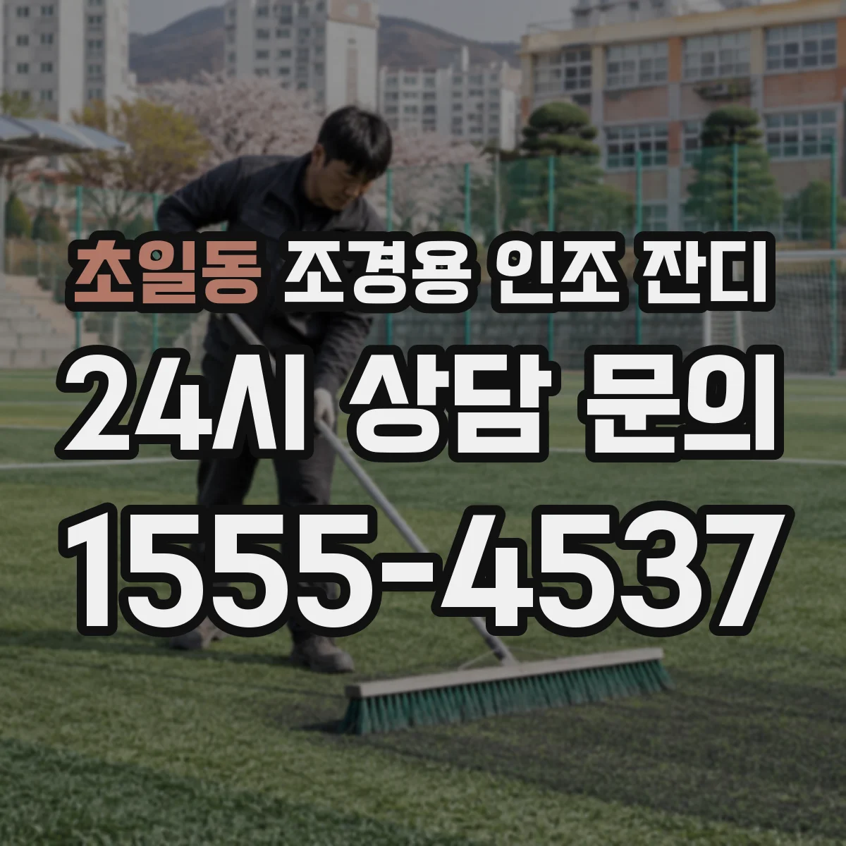 초일동 조경용 인조 잔디