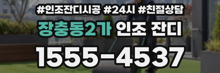 장충동2가 인조 잔디
