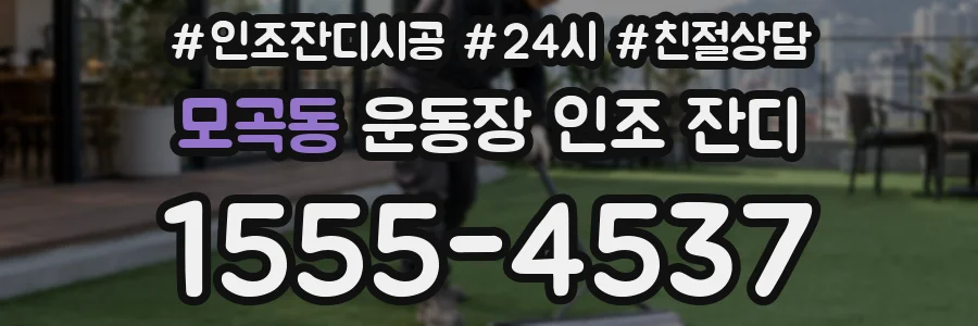모곡동 운동장 인조 잔디