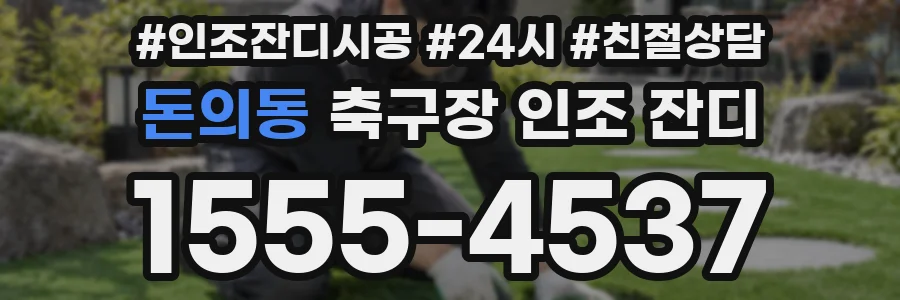 돈의동 축구장 인조 잔디