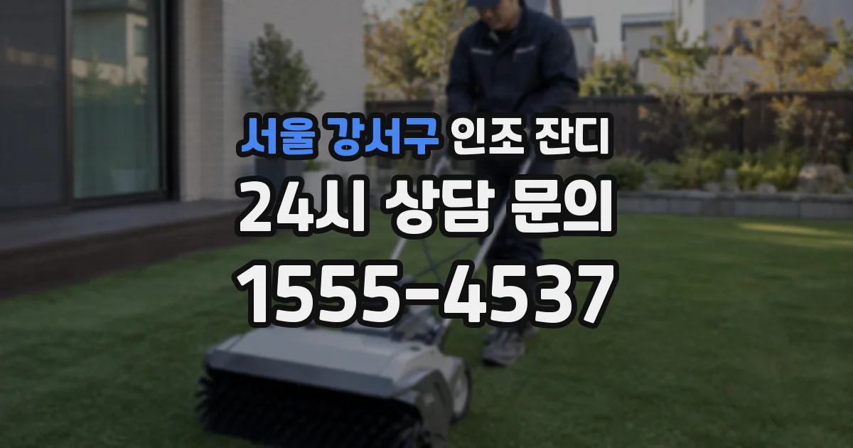 서울 강서구 인조 잔디