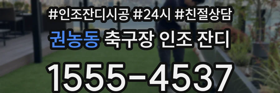 권농동 축구장 인조 잔디