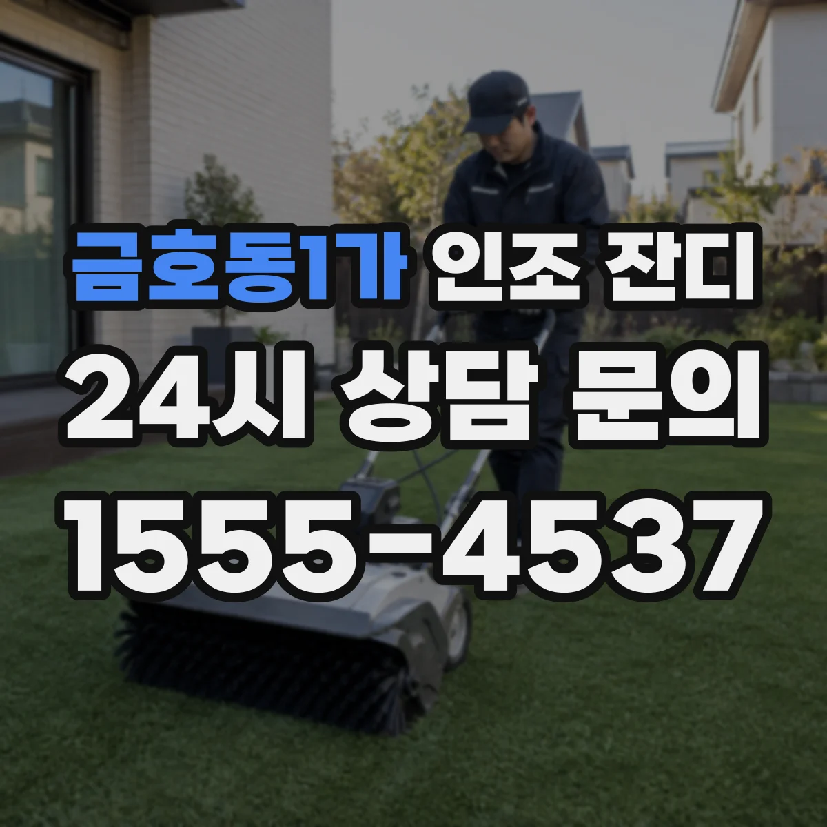 금호동1가 인조 잔디