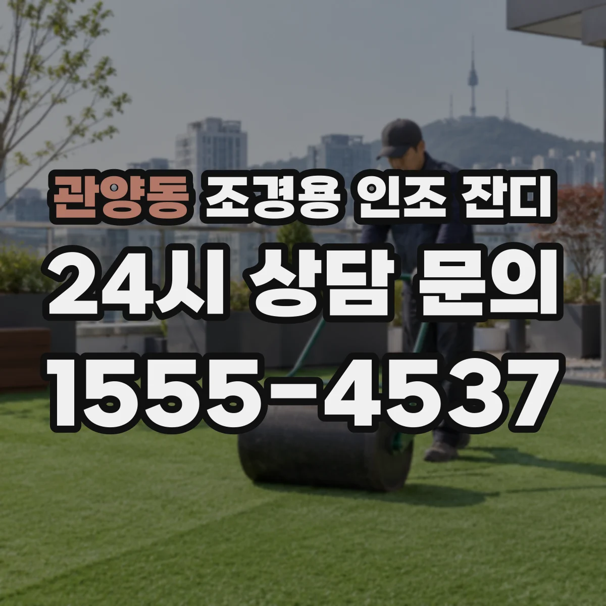 관양동 조경용 인조 잔디