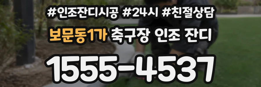 보문동1가 축구장 인조 잔디