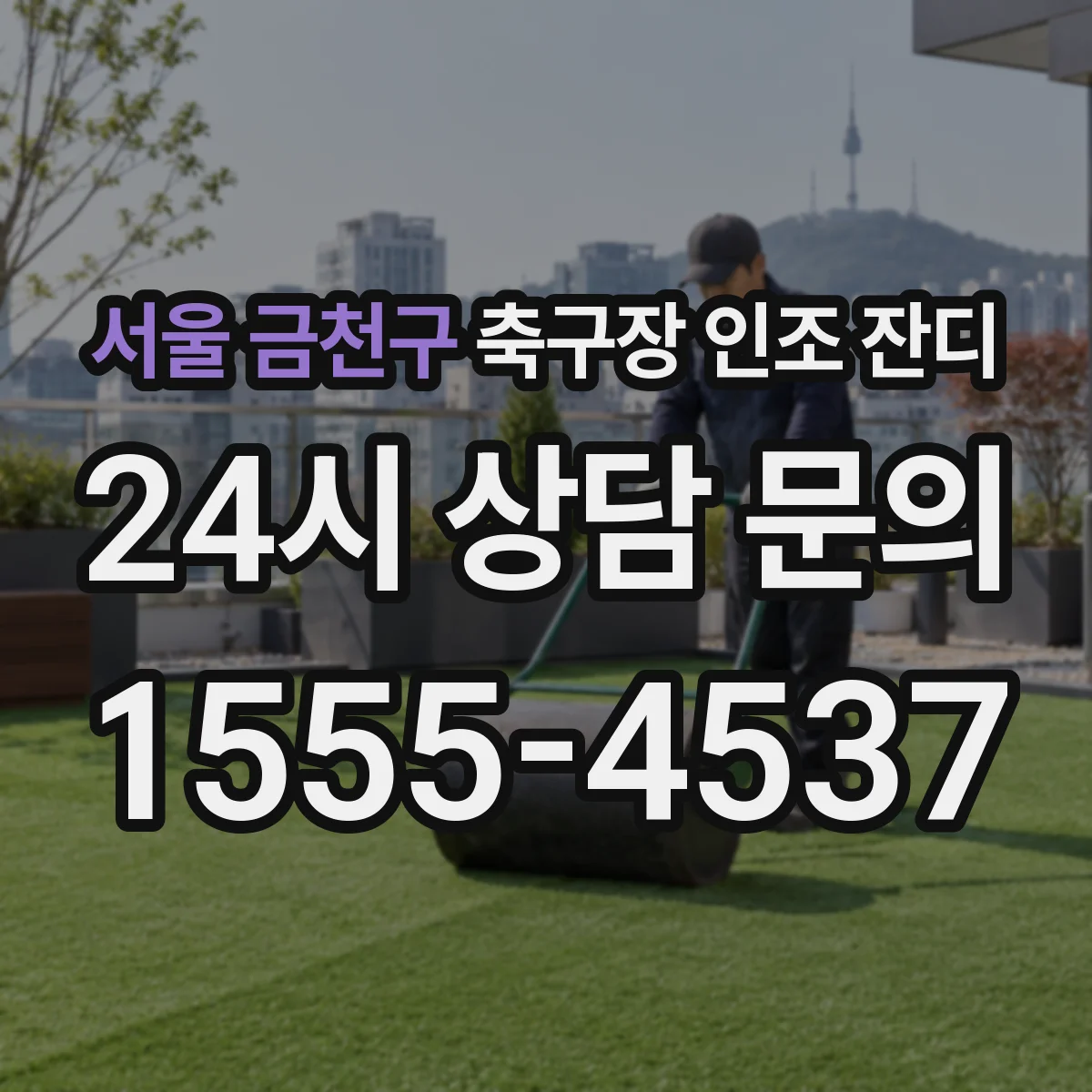 서울 금천구 축구장 인조 잔디