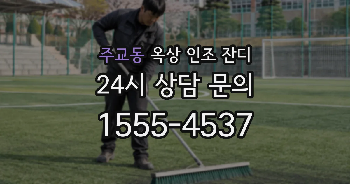 주교동 옥상 인조 잔디