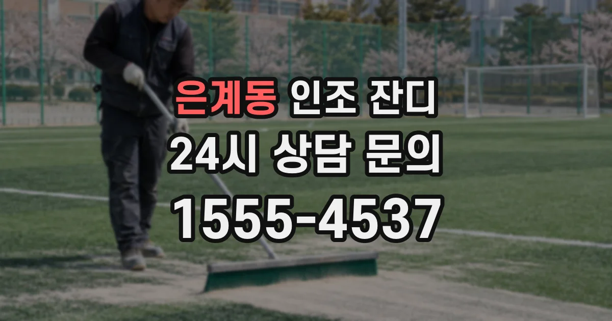 은계동 인조 잔디